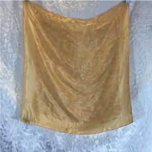 VTG Anne Klein Silk Pocket Square Scarf